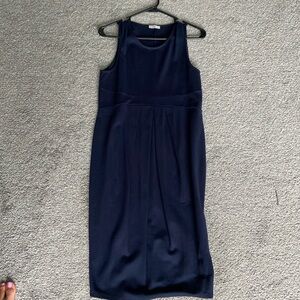 Women’s small maternity navy dress